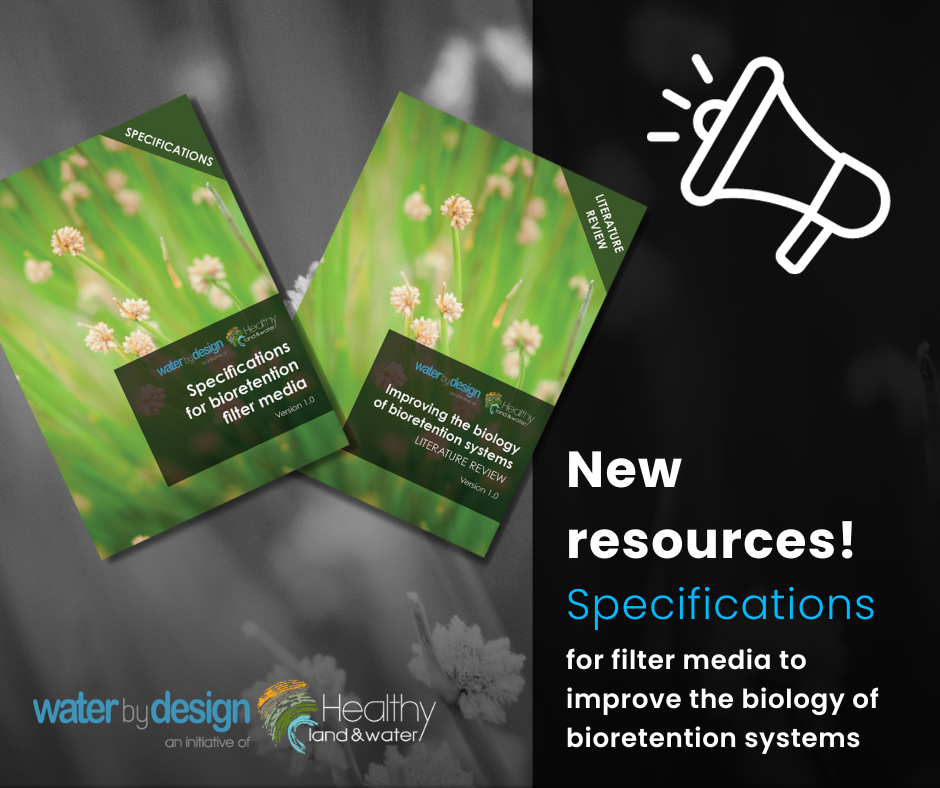 New specifications for bioretention filter media released!